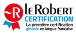 Logo et baseline Certification Le Robert
